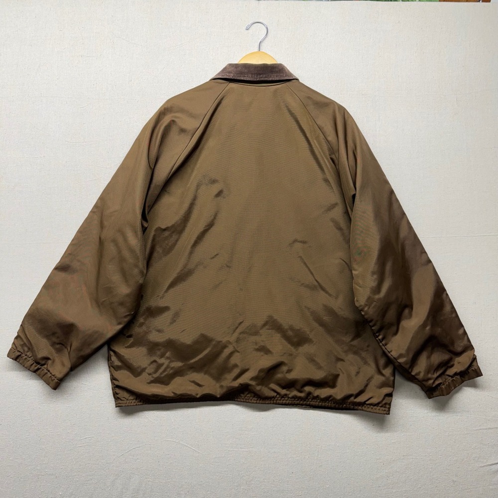 Wick Outdoor Works Mens XL Brown Plaid Flannel Lined Full Zip Jacket Corduroy - Picture 16 of 16